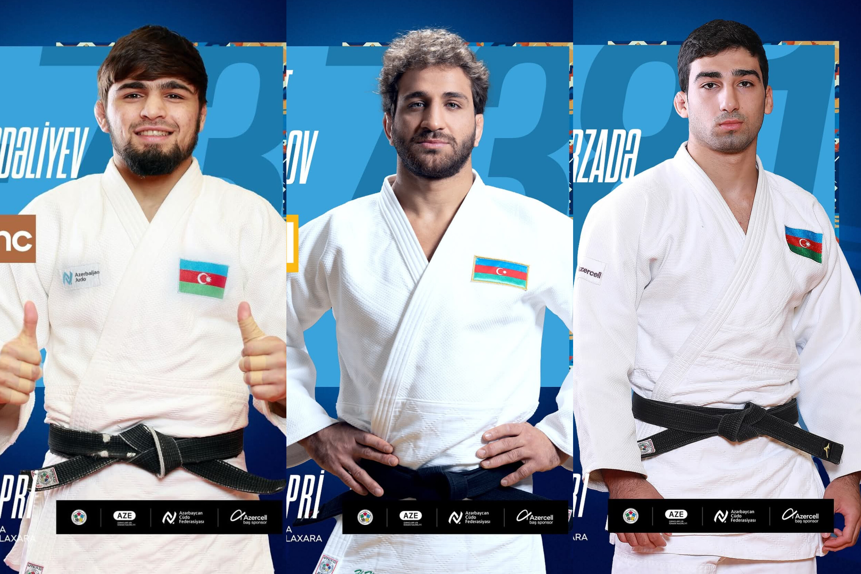 Azərbaycan cüdoçuları qran-pri turnirində daha 3 medal qazandılar