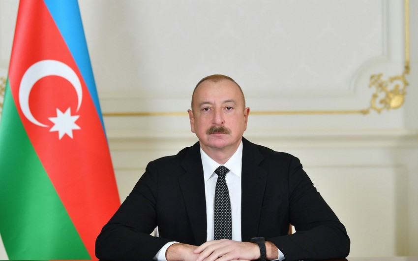 İlham Əliyev Zəngilanın işğaldan azad edilməsinin ildönümü ilə bağlı paylaşım edib