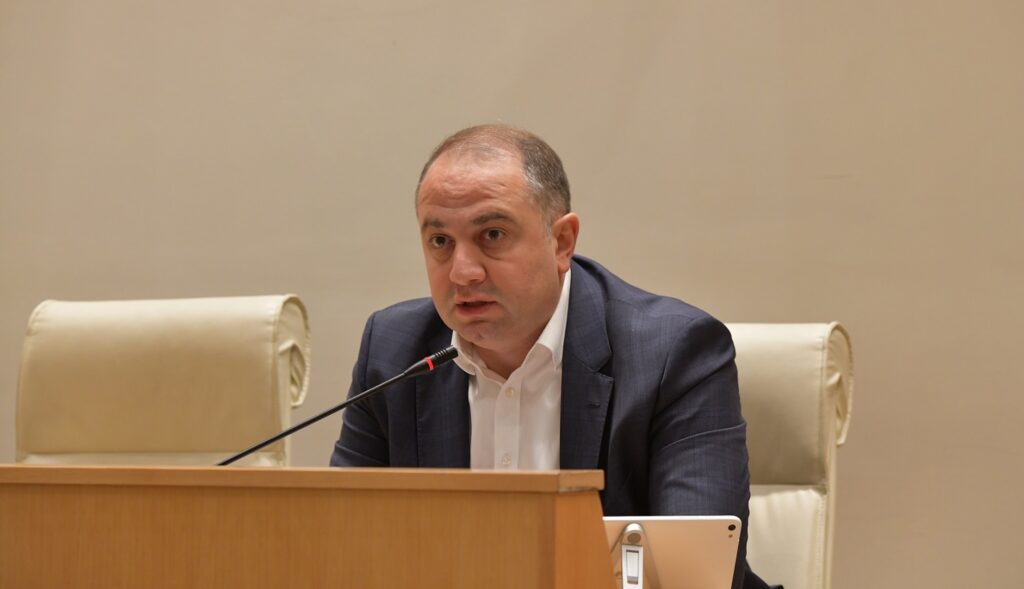 Gürcüstanın müdafiə naziri Ermənistana gedib