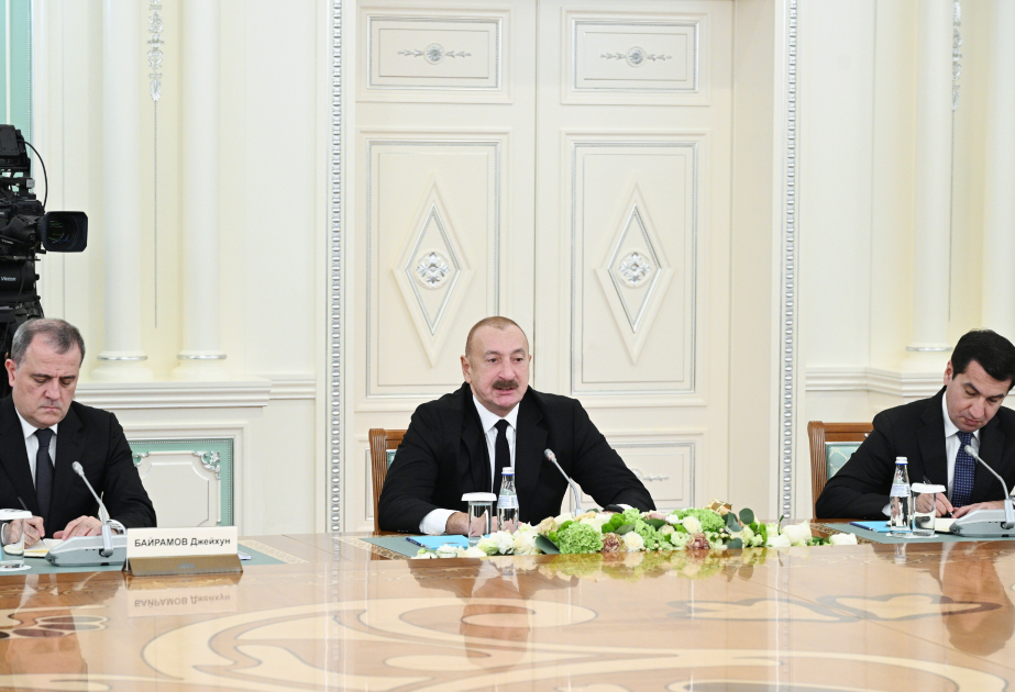 Prezident İlham Əliyev Qazaxıstanın Azərbaycanın suverenliyinə və ərazi bütövlüyünə dəyişməz dəstəyini qeyd edib