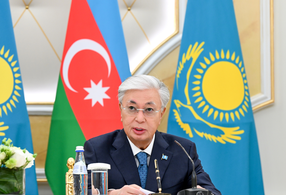 Tokayev: Qazaxıstan və Azərbaycan ticarət dövriyyəsini 1 milyard dollara çatdırmaq niyyətindədir