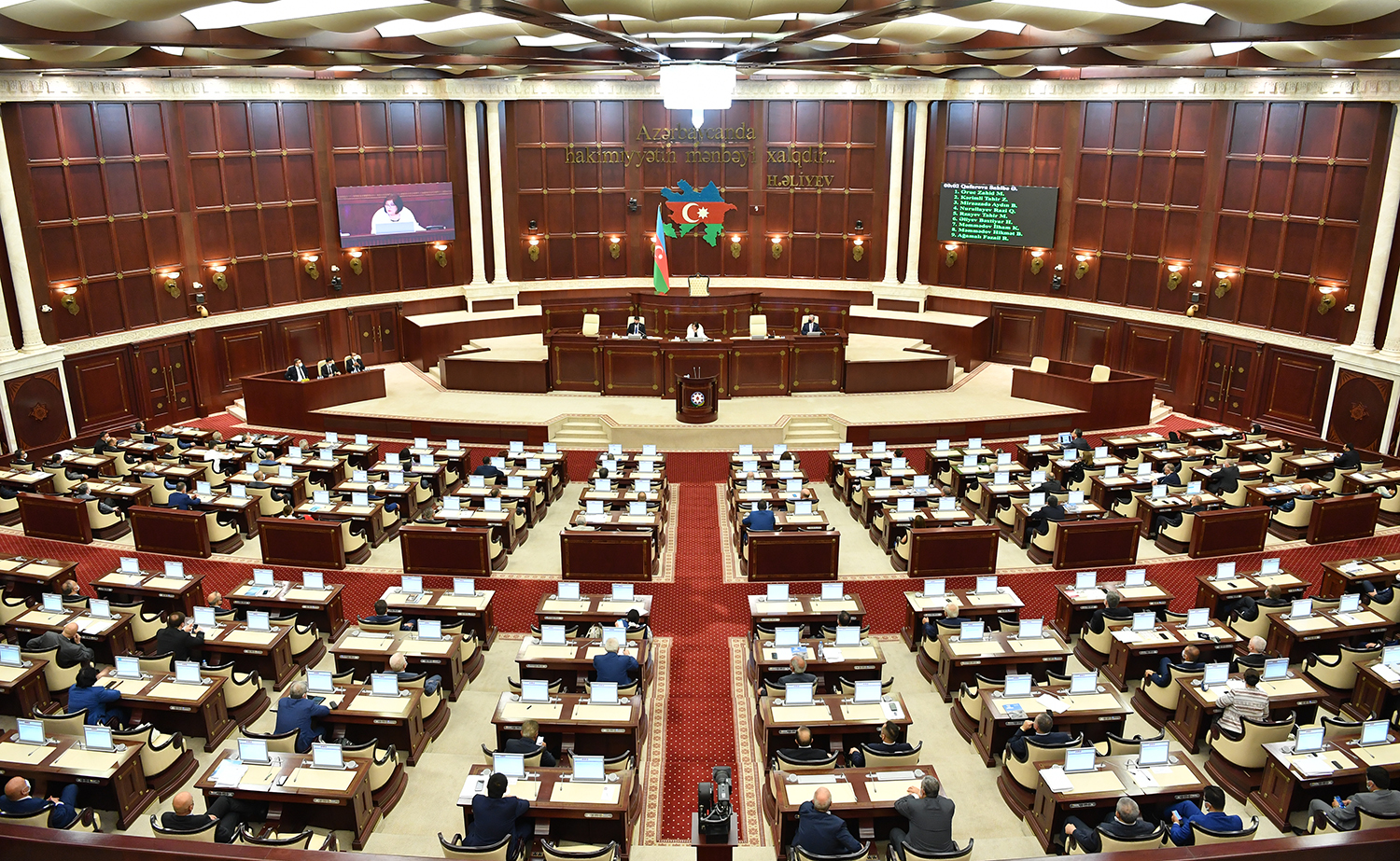 Milli Məclisin növbəti iclasının gündəliyi açıqlanıb