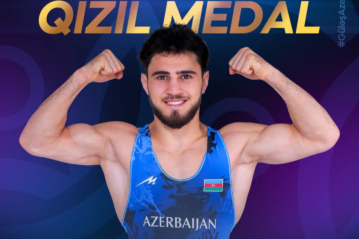 Azərbaycan güləşçisi dünya çempionu oldu 