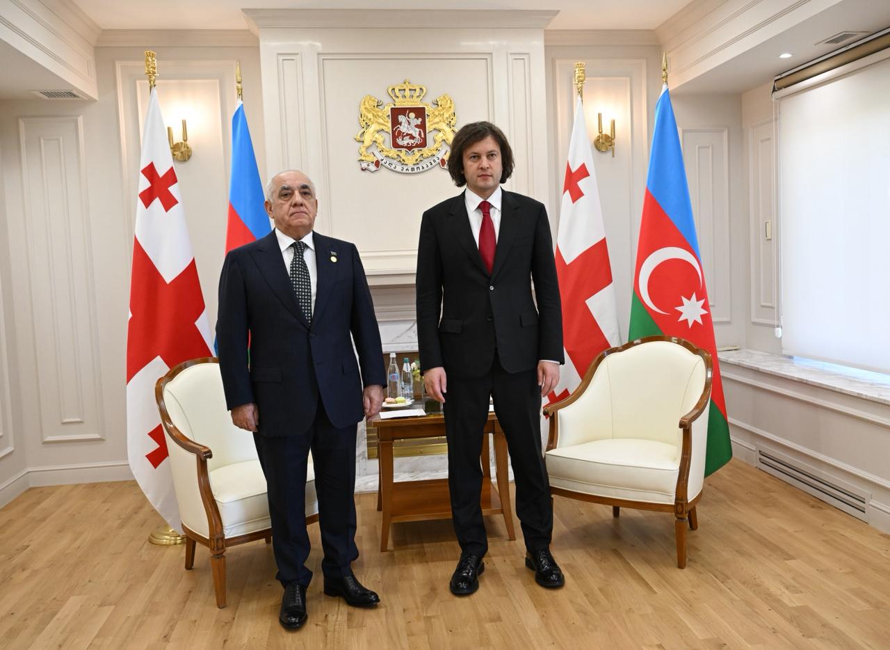 Əli Əsədov İrakli Kobaxidze ilə görüşüb - Şəkil 3