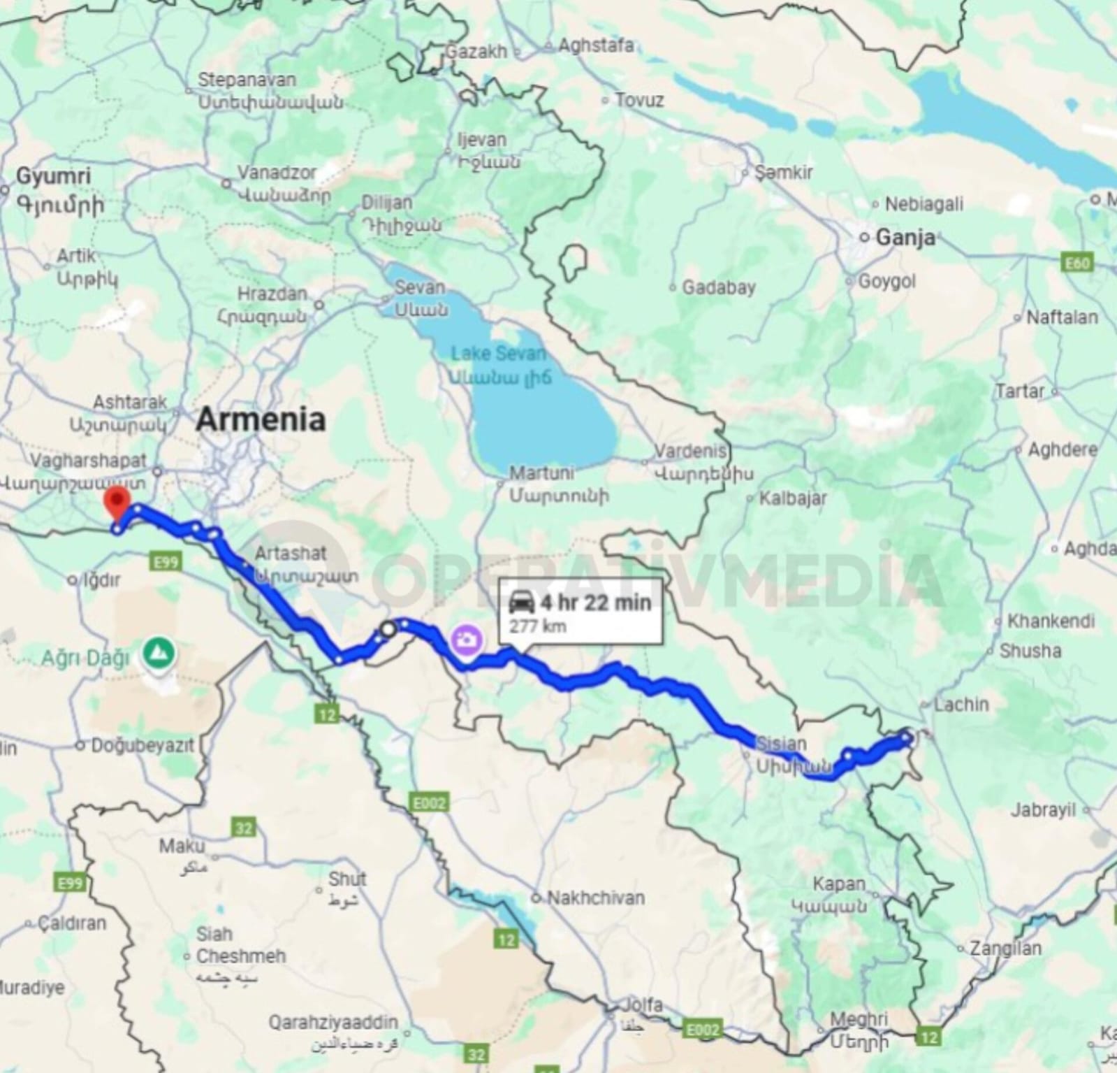 Paşinyan Azərbaycan və Türkiyə yüklərinin daşınması üçün hansı yolu təklif edir? - FOTO