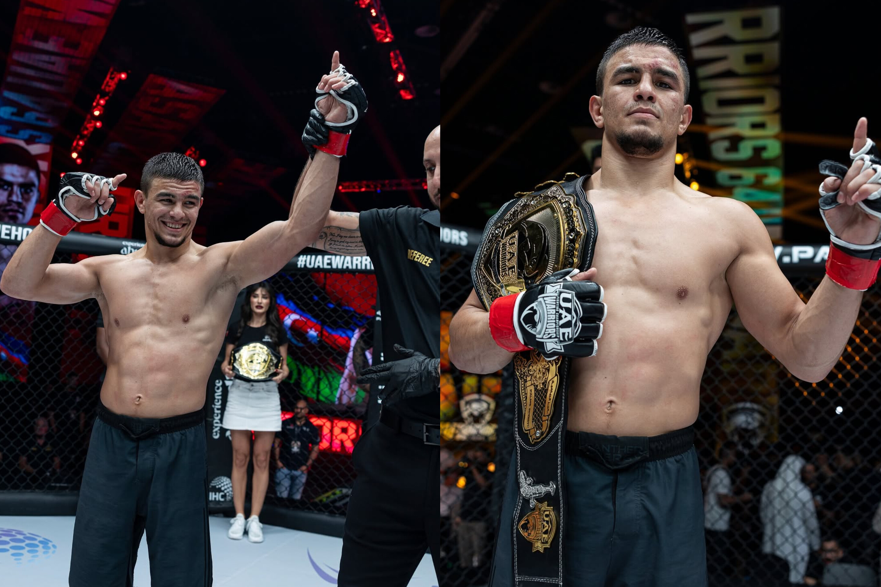 Azərbaycanlı MMA döyüşçüsü “UAE Warriors 64” turnirində çempion oldu
