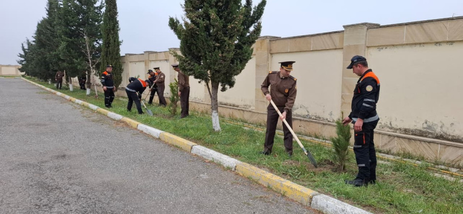 FHN-in Aran Regional Mərkəzi ağacəkmə aksiyası keçirib - Şəkil 4