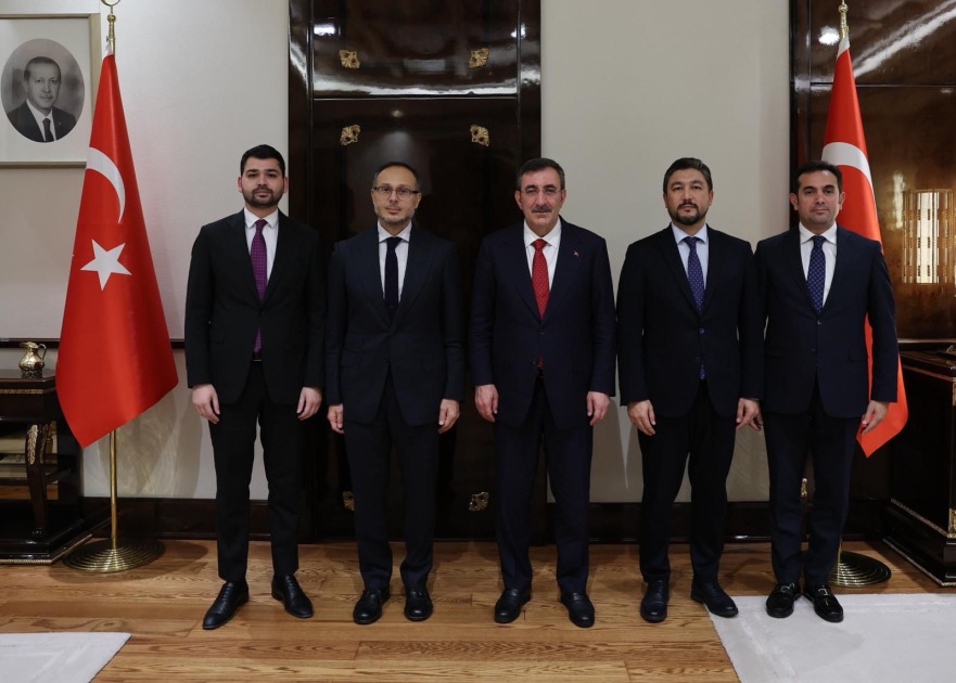 TÜRKPA Baş katibi Türkiyənin vitse-prezidenti ilə görüşüb - FOTO - Şəkil 2