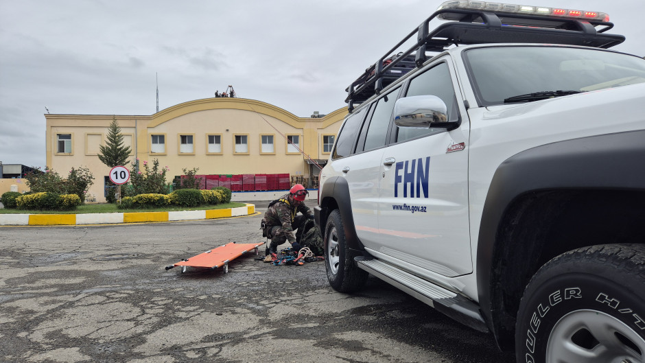 FHN “Qafqaz Konserv Zavodu” MMC-də taktiki-xüsusi təlim keçirib - Şəkil 3