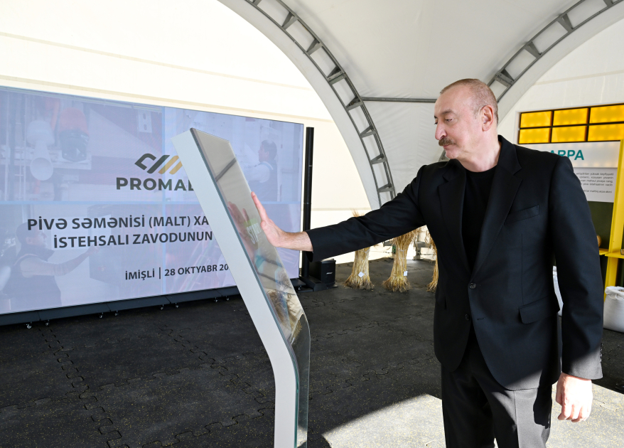 İmişlidə “Promalt” MMC-nin arpa emalı müəssisəsi istifadəyə verilib - Şəkil 2