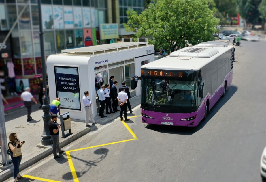 Bakıda sərnişinlər mobil tətbiqlə avtobusların gəliş vaxtını onlayn izləyə biləcəklər