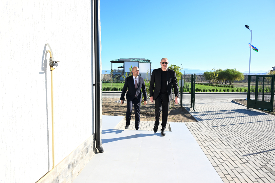 İlham Əliyev Zəngilanın Ağalı kəndinin 2-ci mərhələsinin və Məmmədbəyli kəndinin açılışlarında iştirak edib