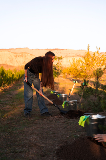 Qaxda Axar-Baxar Milli Parkının açılışı olub - Şəkil 24