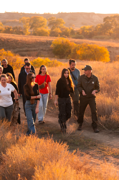 Qaxda Axar-Baxar Milli Parkının açılışı olub - Şəkil 28