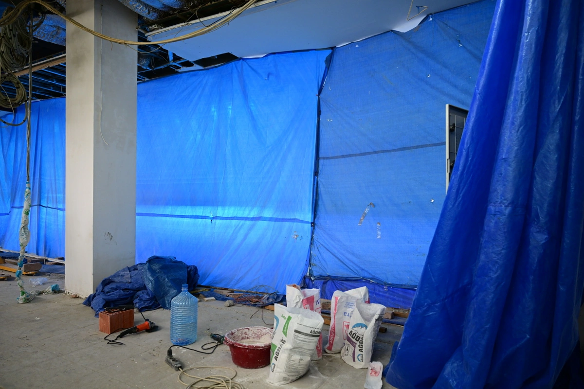 "Moskva" univermağının binasında qanunsuz təmir işləri aparılıb - Şəkil 3