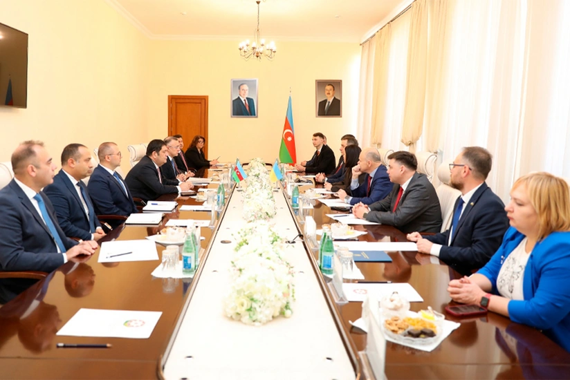 Ukrayna və Azərbaycan səhiyyə nazirləri saziş imzalayıb - Fotolar