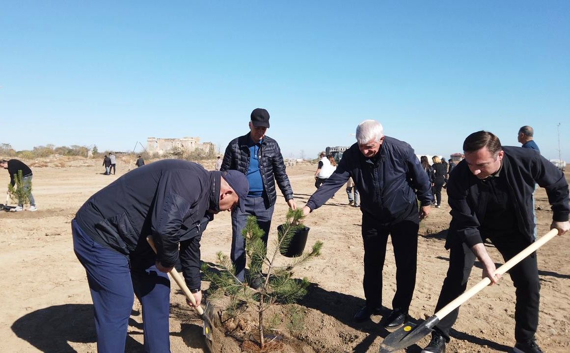 Maliyyə Nazirliyi Ağdamda Zəfər Gününə həsr olunan ağacəkmə tədbiri keçirib