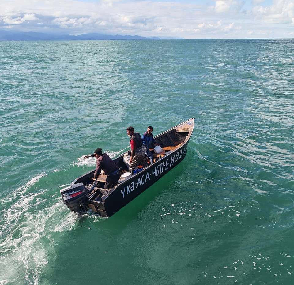 Xəzər dənizində xilasetmə işləri həyata keçirilib