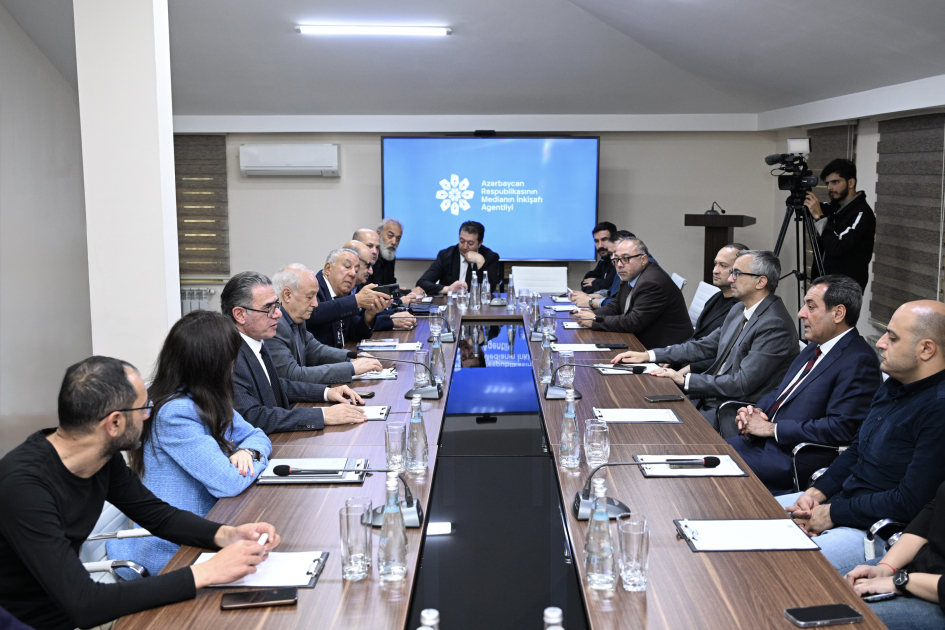 Medianın İnkişafı Agentliyində türkiyəli jurnalistlərlə görüş keçirilib