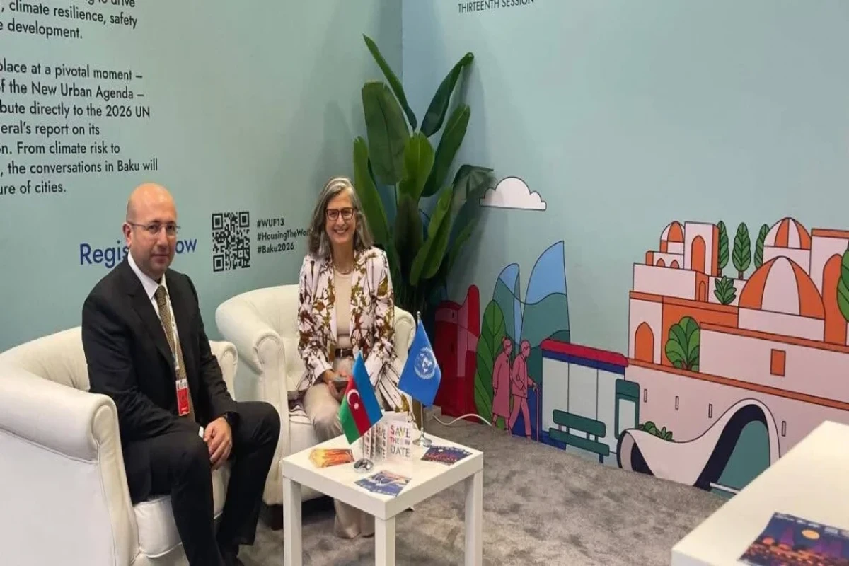 Anar Quliyev UN-Habitatın icraçı direktoru ilə görüşüb