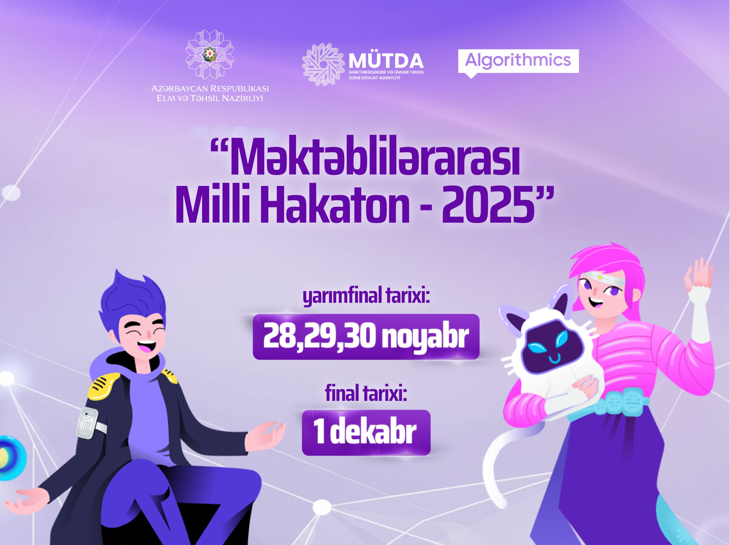 Məktəblilərarası Milli Hakatonun yarımfinal və final mərhələlərinin tarixləri açıqlanıb