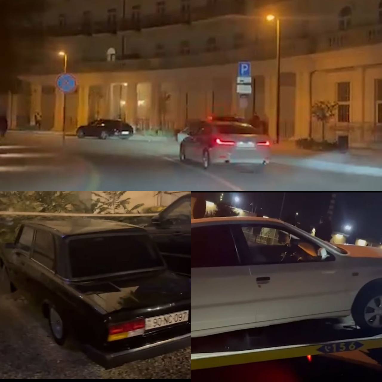 Ağ şəhərdə ictimai asayişi pozan sürücülər məsuliyyətə cəlb edilib - VİDEO