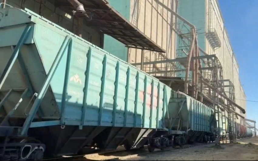 Qazaxıstan buğdasının ilk partiyası Azərbaycan üzərindən Ermənistana göndərilib