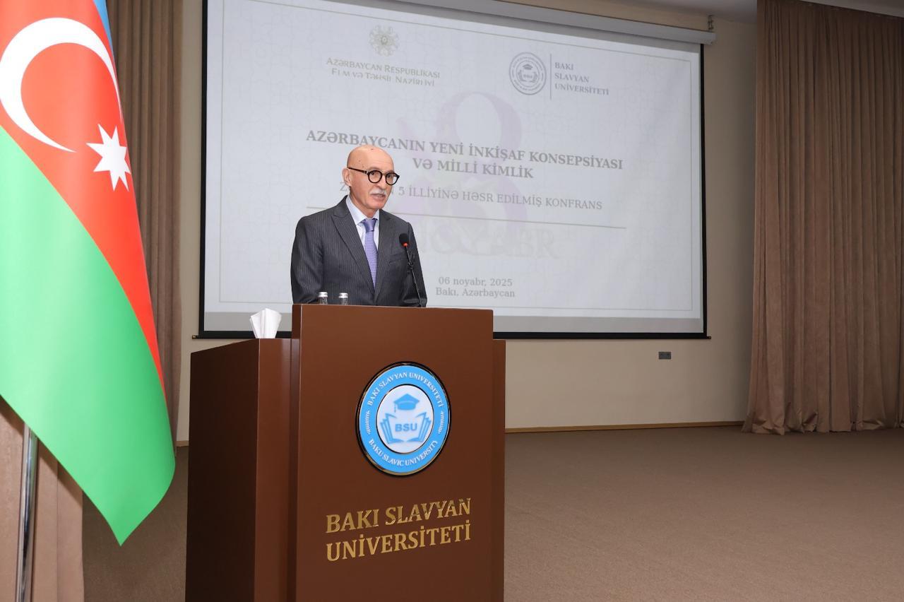 Firudin Qurbanov “Azərbaycanın Yeni İnkişaf Konsepsiyası və Milli Kimlik" adlı konfransda iştirak edib