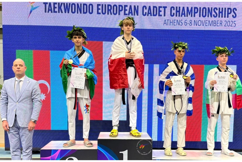 Azərbaycan taekvondoçusu Avropa birinciliyindən medalla qayıdır 