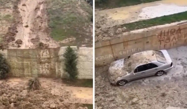  Əhmədli qəsəbəsi ərazisində torpaq sürüşməsi olub