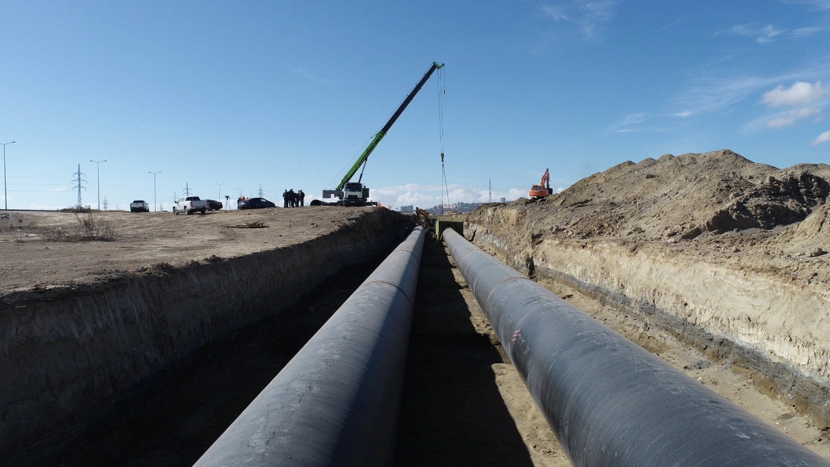 Zığ-Hövsan kanalizasiya kollektoru tikilir