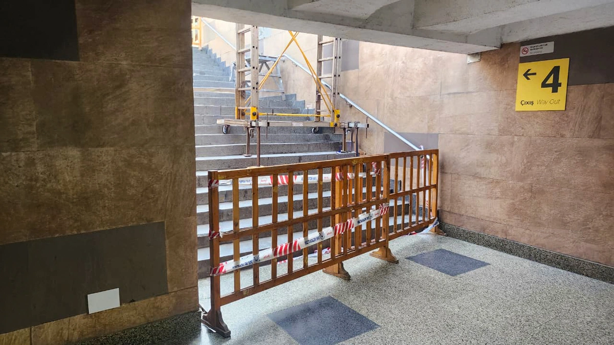 “Nərimanov” metro stansiyasının 4-cü çıxışı təmirə bağlanıb