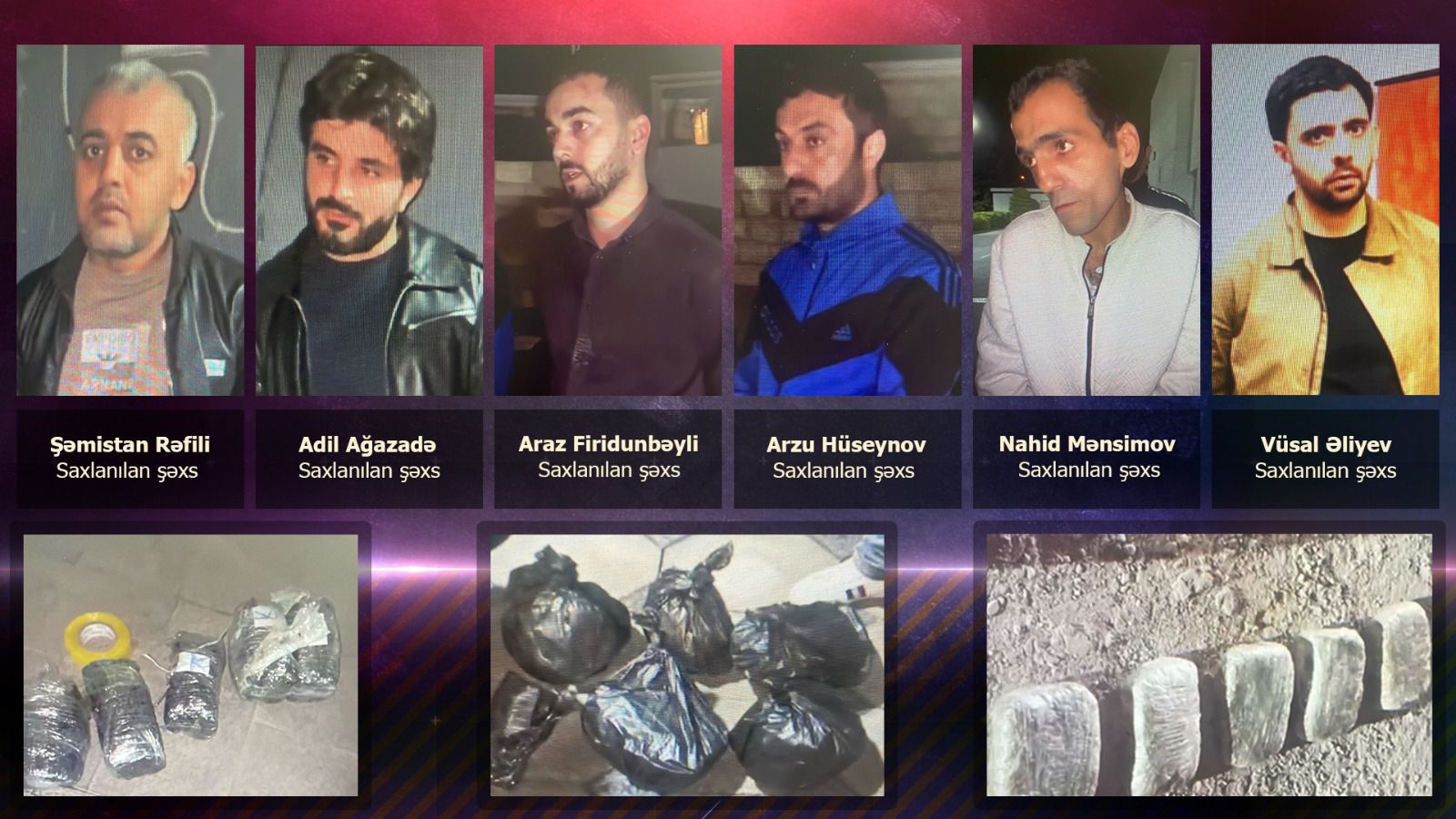 Paytaxtda əməliyyatlar zamanı 21 kq narkotik vasitə və 600 ədəd psixotrop tərkibli həb aşkarlanıb