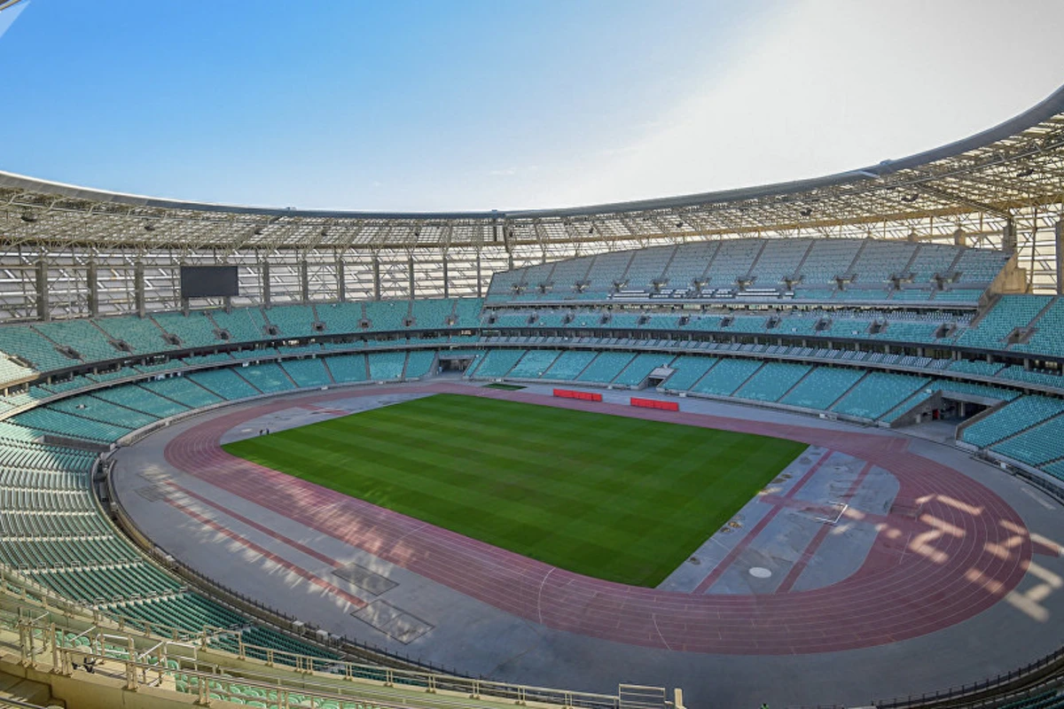 Bakı Olimpiya Stadionunun ot örtüyü sıradan çıxıb- FOTO