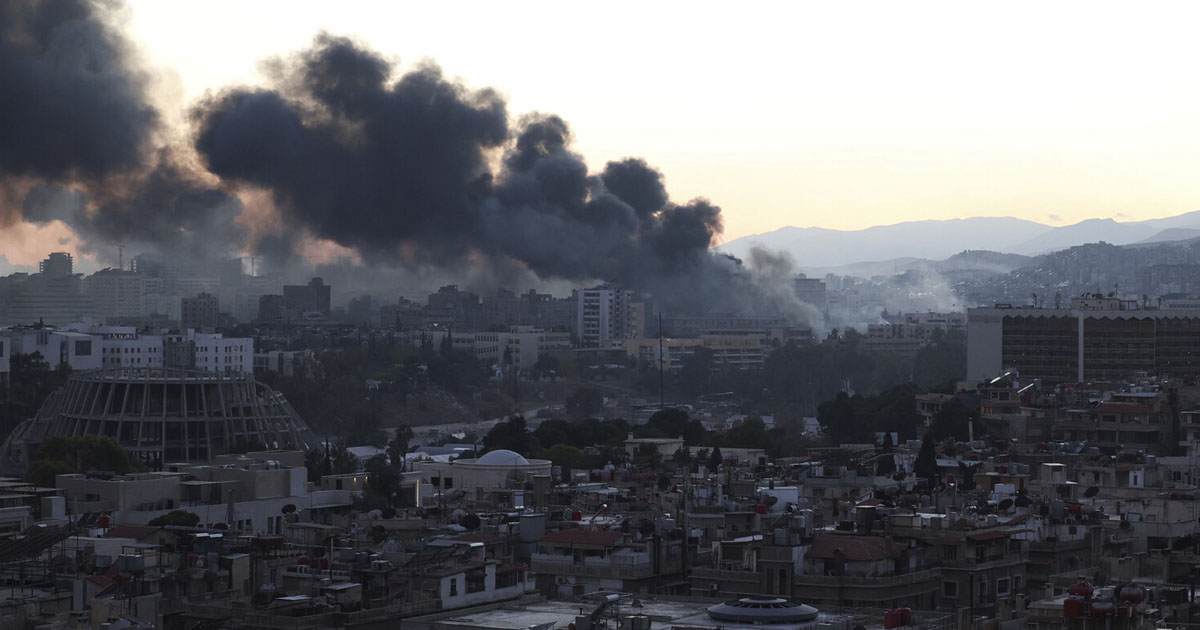 Dəməşqdə partlayışlar baş verib